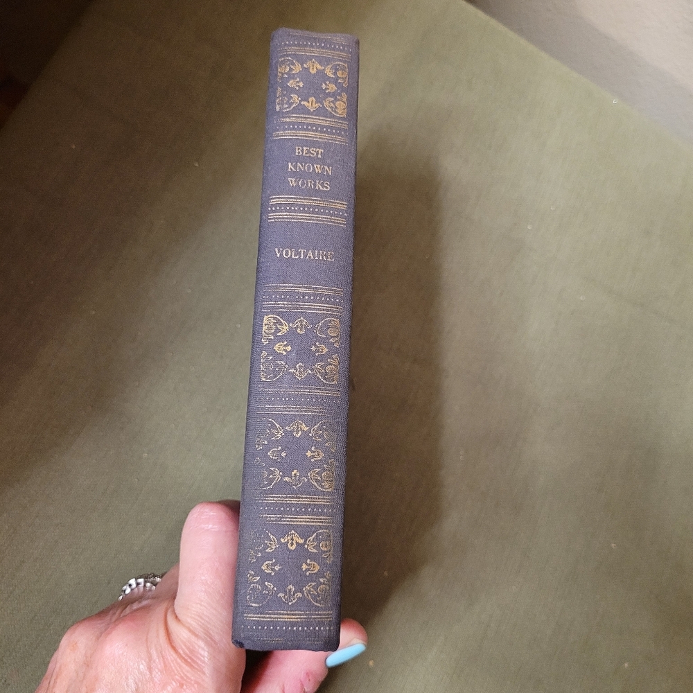 Best Known Works Of Voltaire Including Candide, Literary Classics c. 1930s
